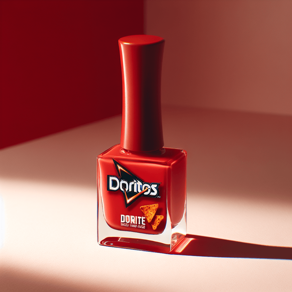 esmalte risque doritos vermelho