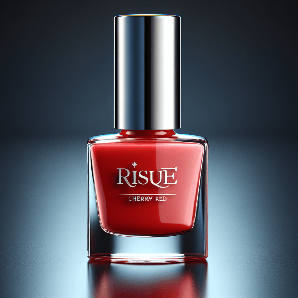 esmalte risque vermelho cereja