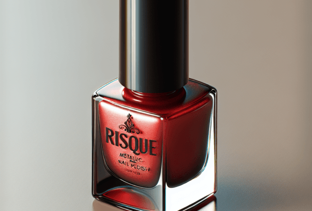 esmalte risque vermelho metalico