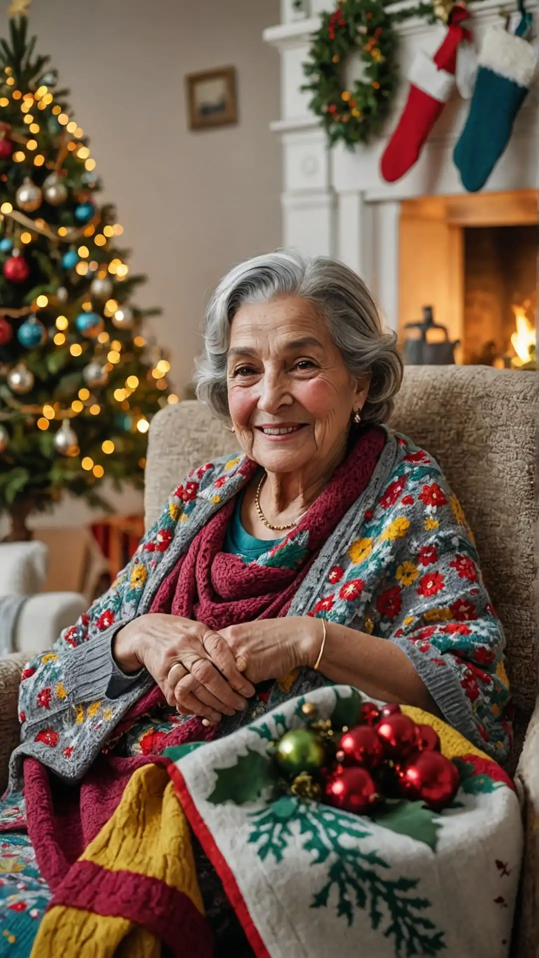 pano de prato de natal