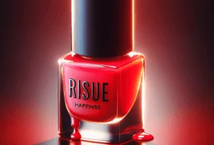 esmalte risque vermelho felicidade