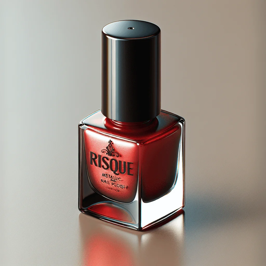 esmalte risque vermelho metalico