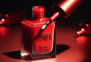 esmalte vermelho da risqué